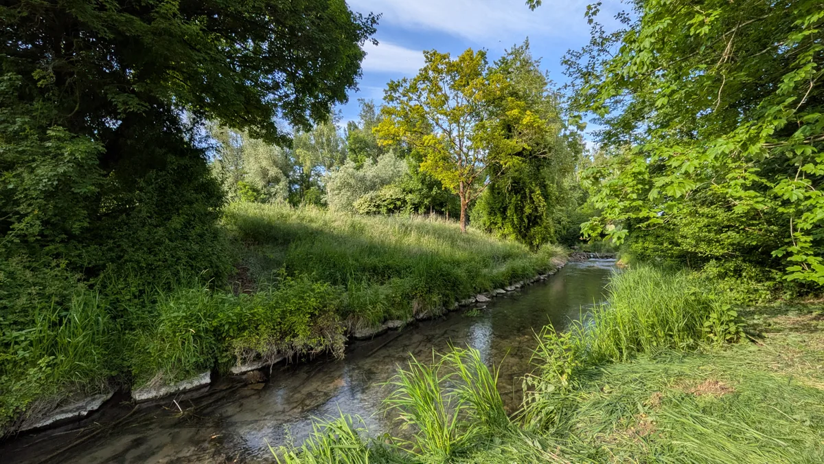Blick auf den Chriesbach